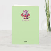 Voeg namen toe, jij bent de Dragon Flame die oplic Kaart (Achterkant)