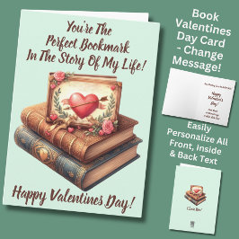 Voeg namen toe, Perfect Bladwijzer Green Valentijn Kaart