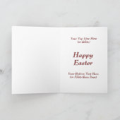 Voeg namen toe, Toot Happy Easter Express Steam Tr Kaart (Binnen)