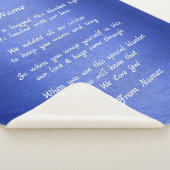 Voeg namen toe, verander elke tekst die we omhelsd sherpa deken (3/4)