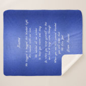 Voeg namen toe, verander elke tekst die we omhelsd sherpa deken (Voorkant (horizontaal))