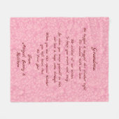 Voeg Namen toe, verander om het even welke tekst w Fleece Deken (Voorkant (Horizontaal))