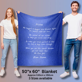 Voeg Namen toe, verander om het even welke tekst w Fleece Deken