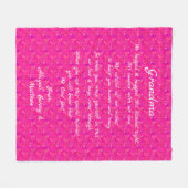 Voeg Namen toe, verander om het even welke tekst w Fleece Deken (Voorkant (Horizontaal))