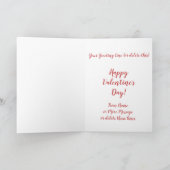 Voeg namen toe, zijn de Rozen rode, groene Valenti Kaart (Binnen)