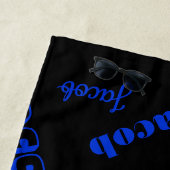 Voeg om het even welke Naam of Word toe | Blauw en Strandlaken (In situ)