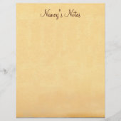 Voeg om het even welke Nota's van het Oude Papier  (Voorkant)