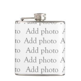 Voeg onze eigen fotokolf toe heupfles