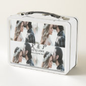 Voeg paar foto vrolijk getrouwd toe voeg datum toe (Achterkant)