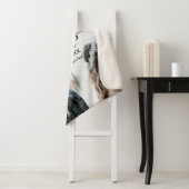 Voeg paar foto vrolijk getrouwd toe voeg datum toe sherpa deken (In situ)