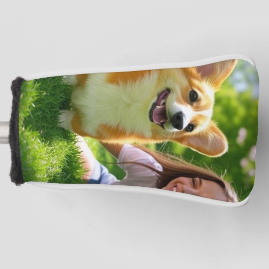 Voeg Pet Photo Personalize toe en pas aan Golfheadcover (Voorkant)