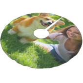 Voeg Pet Photo Personalize toe en pas aan Kerstboom Rok (Gekanteld)