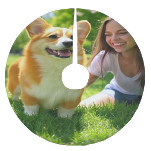 Voeg Pet Photo Personalize toe en pas aan Kerstboom Rok