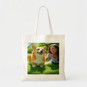 Voeg Pet Photo Personalize toe en pas aan Tote Bag