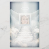Voeg Photo Angel Stationery toe Briefpapier (Achterkant)
