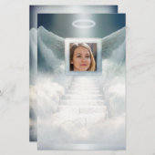 Voeg Photo Angel Stationery toe Briefpapier (Voorkant / Achterkant)