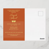 Voeg Photo Engagement Party Invitation Briefkaart  (Achterkant)