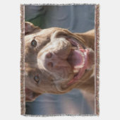Voeg Pit Bull-foto aanpassen toe Deken (Voorkant Verticaal)