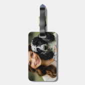 Voeg Poddle-foto personaliseren aanpassen toe Bagagelabel (Achterkant verticaal)