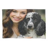 Voeg Poddle-foto toe Personaliseer Aanpassen Kussensloop (Voorkant-Links)