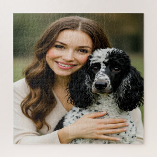 Voeg Poddle-foto toe Personaliseer Aanpassen Legpuzzel