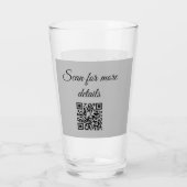 Voeg QR-code toe en scan hier Voeg tekstnaam hier  Glas (Achterkant)