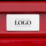 Voeg Rectangle Business Company Logo Professional  Nummerplaat<br><div class="desc">Bevorder uw bedrijf met dit coole bord voor licenties,  met aangepaste logo en tekst. Voeg uw eigen logo en info eenvoudig toe door op de optie "personaliseren" te klikken.</div>