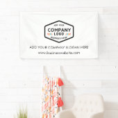 Voeg Slogan Bedrijfsadres van de Website van het B Spandoek (Insitu)