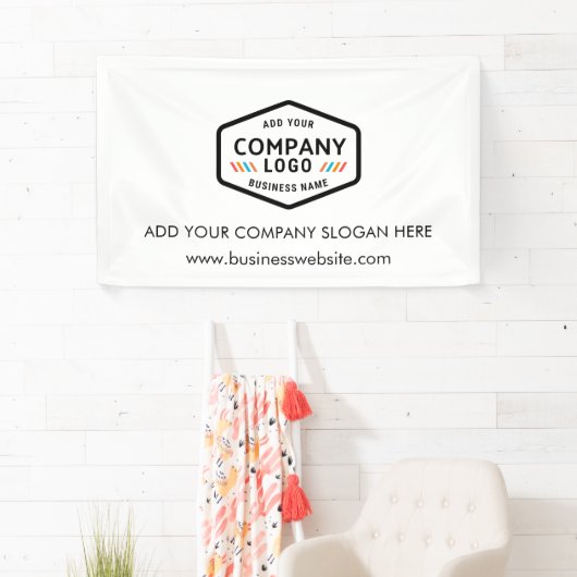 Voeg Slogan Bedrijfsadres van de Website van het B Spandoek (Insitu)