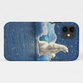 Voeg SLOGAN toe om Polaire Beren Arctic Planet Ice Case-Mate iPhone Case (Achterkant (horizontaal))