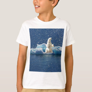 Voeg SLOGAN toe om Polaire Beren Arctic Planet Ice T-shirt