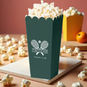 Voeg sportclubnaam Lawn Tennis Team Player Groen t Bedankdoosjes