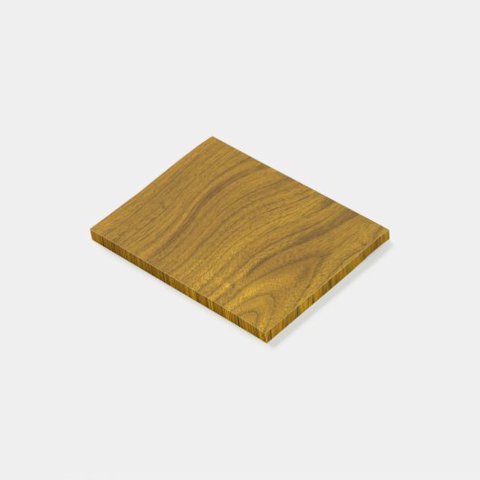 Voeg Tekst aan de Achtergrond van het Hout toe Post-it® Notes (Schuin)