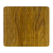 Voeg Tekst aan de Achtergrond van het Hout toe Snijplank (Voorkant)