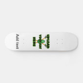 Voeg tekst aan dit coole leopard skateboard toe (Horizontaal)