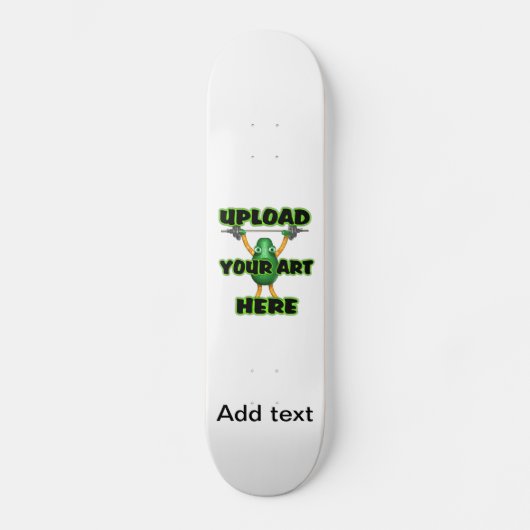 Voeg tekst aan dit coole leopard skateboard toe (Voorkant)