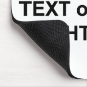 Voeg Tekst en Afbeeldingen toe om cadeaus aan te p Muismat (Hoek)