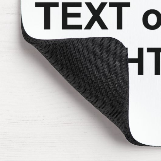 Voeg Tekst en Afbeeldingen toe om cadeaus aan te p Muismat (Hoek)