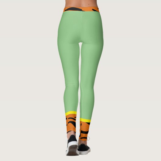 Voeg tekst  en schattig l Animal pattern Workout Leggings (Achterkant)