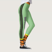 Voeg tekst en schattig l Animal pattern Workout Leggings (Rechts)