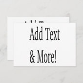 Voeg tekst & meer toe! Pas uw eigen gepersonalisee (Voorkant / Achterkant)