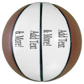 Voeg tekst & meer toe! Pas uw eigen gepersonalisee Basketbal (Verticaal)