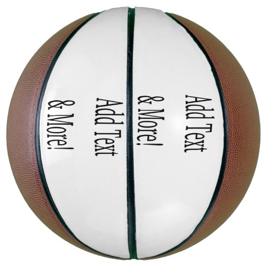 Voeg tekst & meer toe! Pas uw eigen gepersonalisee Basketbal (Verticaal)