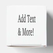 Voeg tekst & meer toe! Pas uw eigen gepersonalisee Bedankdoosjes (Bovenkant)