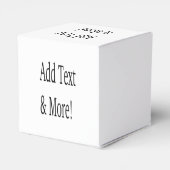 Voeg tekst & meer toe! Pas uw eigen gepersonalisee Bedankdoosjes (Achterkant)