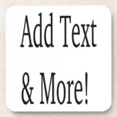 Voeg tekst & meer toe! Pas uw eigen gepersonalisee Bier Onderzetter (Voorkant)