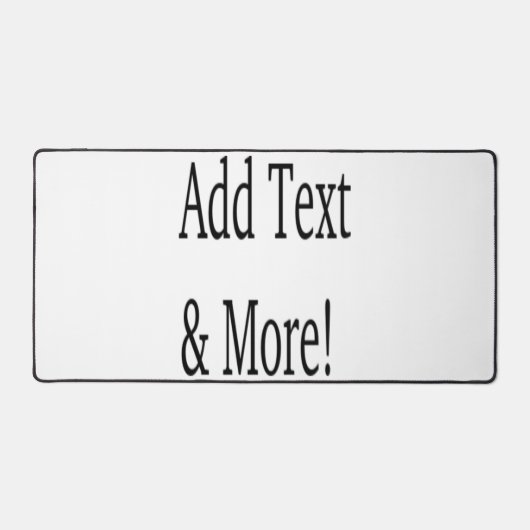 Voeg tekst & meer toe! Pas uw eigen gepersonalisee Bureaumat (Voorkant)