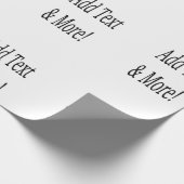 Voeg tekst & meer toe! Pas uw eigen gepersonalisee Cadeaupapier (Hoek)