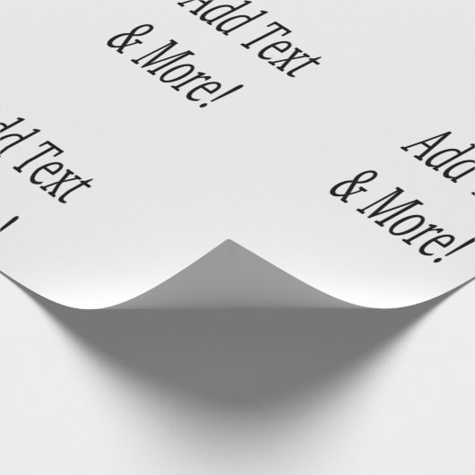 Voeg tekst & meer toe! Pas uw eigen gepersonalisee Cadeaupapier (Hoek)