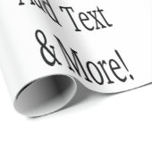 Voeg tekst & meer toe! Pas uw eigen gepersonalisee Cadeaupapier (Rol Hoek)